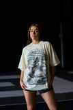 FURIA DE POSEIDÓN PLAYERA OVERSIZE - CREMA